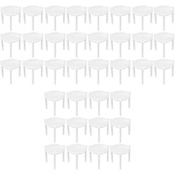 900 kpl pizza saver -teline - valkoinen muovinen jalustapinon kiinnitysteline, pizzateline