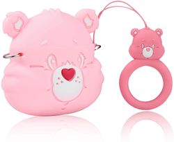 AIR Nuttetui til AirPod 2/1 (Pink Rainbow Bear)