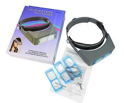 1.5X2x2.5x3.5x ammattipää yllään suurennuslasi optivisor silmä loupe 4 linssi suurennuslasi kello korjaus koruja tekee hitsaus