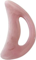 Gua Sha hierontaväline kahvalla, suuri hartsilymfahierontalaite vaaleanpunainen