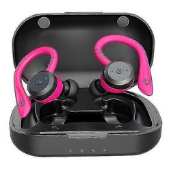 20 tunnin toistoaika Uinti Vedenpitävät Bluetooth-kuulokkeet Dual Wear Sports langattomat kuulokkeet Tws Ipx7 Earbuds Stereo-yky vaaleanpunainen