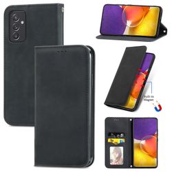 Gangxun Sag Til Samsung Galaxy A82 5g Magnetisk lukning Læder Tegnebog Cover Housse Etui Shockproof - Sort