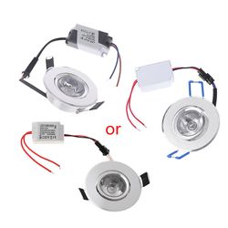 1w led lys 85-265v skap mini downlight spot taklampe Varm hvit