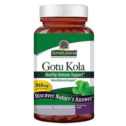 Nature's Answer Luonnon vastaus Gotu-Kola Yrtti, 90 lippistä (pakkaus 1)