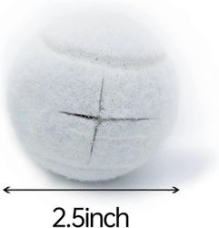 4 kpl esileikattuja tennispalloja huonekalujen jaloille ja lattiasuojaukselle, raskaat pitkäaikaiset huopatyynyn liukupäällysteet Valkoinen