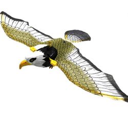 Electric Eagle lentävä lintulelu led-valolla ja musiikin äänellä Eläinmalli lapsille Syntymäpäiväfestivaalin lahja Lisävarustetarvikkeet lahja