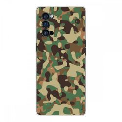 Crazy Kase Shell Til Oppo Reno4 Pro 5g Soft Silicone 1 Mm, Militær Camouflage