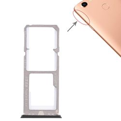 2 x SIM-kortskuff + Micro SD-kortskuff for Oppo A79 Svart