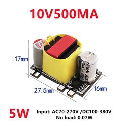 Ac-dc 5v 2000ma 12v 1000ma 24v 500ma 10w præcision sorteper konverter ac 220v til 5v dc trin ned transformer strømforsyning modul 10v 500ma