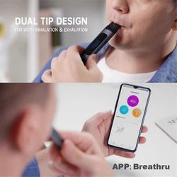Uusi spirometri Bluetooth-matkapuhelimen tietojen tallennusvastus, joka sopii lapsille ja adulille Musta