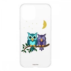 Crazy Kase Hull Til IPhone 12 Pro (6,1) Bløde ugler i måneskin