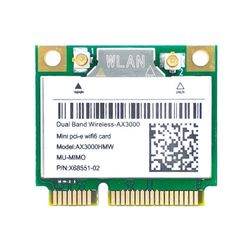 AX200 AX3000HMW -verkkokortti Mini PCI-E WiFi 6 langaton sovitin 2.4G / 5G Bluetooth 5.1 WiFi-kortti 802 vihreä