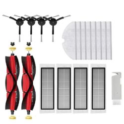 Tilbehør til Roborock S5 S6 Max Pure S60 S65 S50 E4 E25 Robotic (sidebørster Hepa Filter Mop)