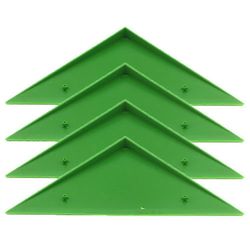 4PCS kestävä kolmio foosball pöytä jalkapallo pöytä kulmasuoja sopii useimpiin foosball-pöytiin vihreä M