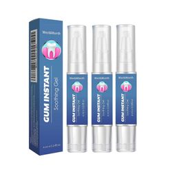 Ienhoitogeeli, ikeniterapiageelikynä, turvallinen ja tehokas hampaiden valkaisugeeli, luontohampaiden valkaisu esanssikynä 3pcs