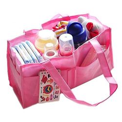 1pc Ny Baby Boy Girl Ble Ble Ble Mor Taske Bærbar håndtaske Pink