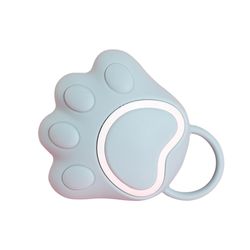 Skrubbe Elastisk Baby Shower Brush Husholdningsartikler Cat Paw Form Soft Body Bath Brush Badeværelse Tilbehør Blå