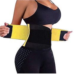 Bælte Talje Træner Korset Neopren Svedbælte Body Shaper Kvinder Slankende kappe Curve Shaper Workout Trimmer Taljerem Gul XXL