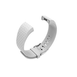 AIR Udskiftning Silikone rem til Fitbit Charge 2 (140-170mm) - Hvid
