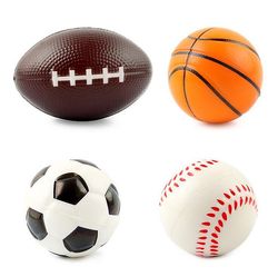 Grape Pp Grip Fodbold Basketball Fodbold Skumbolde, Sæt med 4