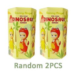 Sonny Angel Blind Box Dinosaurus-sarja Animehahmot Koristeet Sarja Käsintehty nukke Käsintehty Pöytäkoriste Lelu Lahja Satunnainen A-2kpl satunnainen