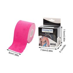 Kinesiologi tape, ergonomisk tape muskel klistremerker, gjør spenning og miljø fascia og fremme blodsirkulasjonen, gjenbrukbare 5cm * 5m