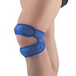 Sport dobbelt handling knærem støtte band knæ brace beskyttelse smertelindring patella tendinitis brace sundhed Blå