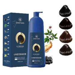 Hiusvärishampoo, kaviaarihiusvärishampoo, kaviaariproteiinihiusväri, kasvihiusväri, yksinkertainen hiusväri, päällysvärishampoo, 500 ml pikahiukset...