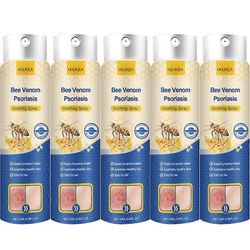 Rauhoittava Kosteuttava Psoriasisneste Kannettava Kutinaa Lievittävä Vartalonhoitoneste Vartalonhoitotarvikkeet 5Bottles