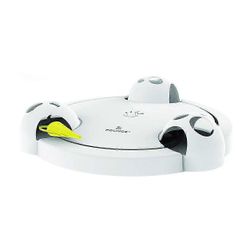 Pounce Cat Lelu, Interaktiivinen Automaattinen Lelu Säädettävä Elektroninen AkkuKäyttöinen Lelu valkoinen