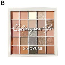 Scvvd 25 farver Glitter Pearly EyeShadow Palette Matte Eye Lasting Korea Shadow Eyes MakeUp Cosmetics Pale B