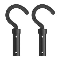 2 kpl uima-altaan puhdistuskoukku Helppokäyttöiset allaskoukut pylväille Robottiuima-altaan puhdistusaine Yleiskoukun ripustin kiinnitetään telesko...