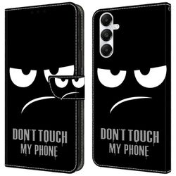 Galaxy A55 5G -puhelinkotelolle Monivärinen Don't Touch My Phone