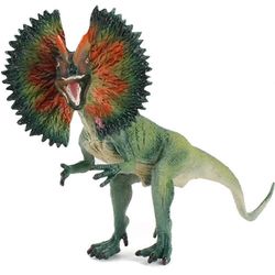 Dilophosaurus dinosauruslelu PVC-toimintahahmomalli, realistinen simulaatio ja kestävä lasten leikkeihin ja keräilyyn