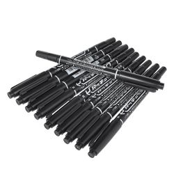 10kpl kaksipäinen tatuointi ihomerkki kynä tatuointi lävistysmerkintä kynä pysyvään tatuointityökaluun