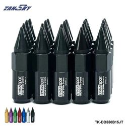 20pc M14X1.5 Spiked Lug Nuts Udvidet tuner 60mm hjul / fælge til Honda Acura TK-DD550B15JT~17258