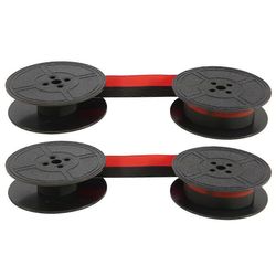 2Pack kirjoituskoneen nauha kaksoiskela kirjoituskoneen nauha punainen ja musta kaksoiskelan vaihtopakkaus useimmille kirjoituskoneille Musta Punainen