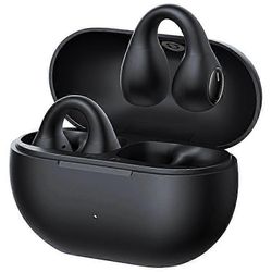 BASEUS Bass 15 Clip Open Ear TWS -nappikuulokkeet Clip-On langattomat Bluetooth-yhteensopivat kuulokkeet 0,3 metrin Type-C-kaapelilla Musta