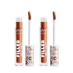 NYX Cosmetics 2 x NYX Professional Meikki Täyteaine Instinct Täyteläinen huulikiilto 2.5ml - 05 uutta rahaa 05 Uusi raha