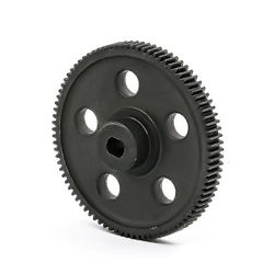 Metal Spur Gear 87t Til E86100 Opgraderingsdele 180024 Rc 1/10 Rock Crawler 94180 86100,sort