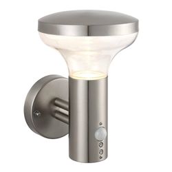 Endon Collection Lighting Roko PIR Udendørs Væg Light Coastal, Marine Grade børstet rustfrit stål IP44, GU10
