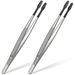 2 kpl kumikärkipinsettejä PVC-silikonipinsetit Laboratorio Teollinen harrastuskäsityöpinsetit-YNP