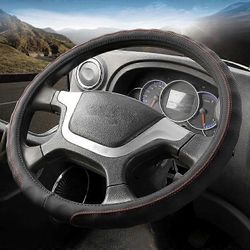 Nahkainen kuorma-auton ohjauspyörän suojus 50cm