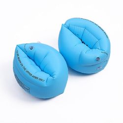 Svømning Arm Ringe med pump oppustelige Arm Float Sikkerhed Swimming Wing Vand armbind til læring Swim Vandsport Tilbehør Blå