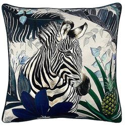 Paoletti Kala Zebra tyynynsuojus Sininen/musta/harmaa One Size