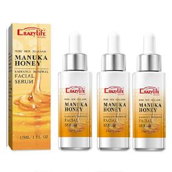 Bie Gift Og Manuka Honey Serum, Manuka Honey Serum Med Bee Venom, Manuka Honey Anti Aging Face Serum, Hydrating Anti-WR 3 Pcs