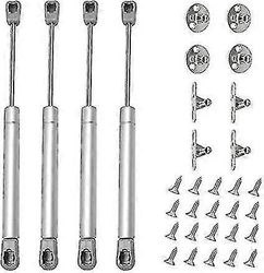 4kpl kaasujousi 80N hydraulinen tukikaappi oven iskunvaimennin kaappeihin ja kirjahyllyihin huonekaluihin