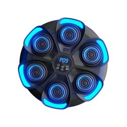 Musiikki Nyrkkeilykone Seinäkohde Punching Pad Kotikuntosaliharjoitteluun Rentouttava Musta 40cmx40cm