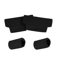 Kainalosaippuat, käsikahvat, hengittävä, konepestävä pehmuste - kosteutta siirtävät ja hajuja vähentävät tyynynpäälliset Musta