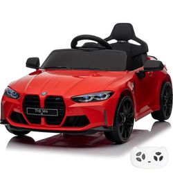 BMW M4 Competition - Sähköinen lastenauto 12V - 1-5 vuotta Punainen 74 x 110 x 49 cm